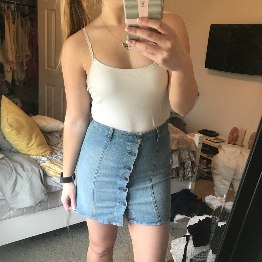 Target denim skirt